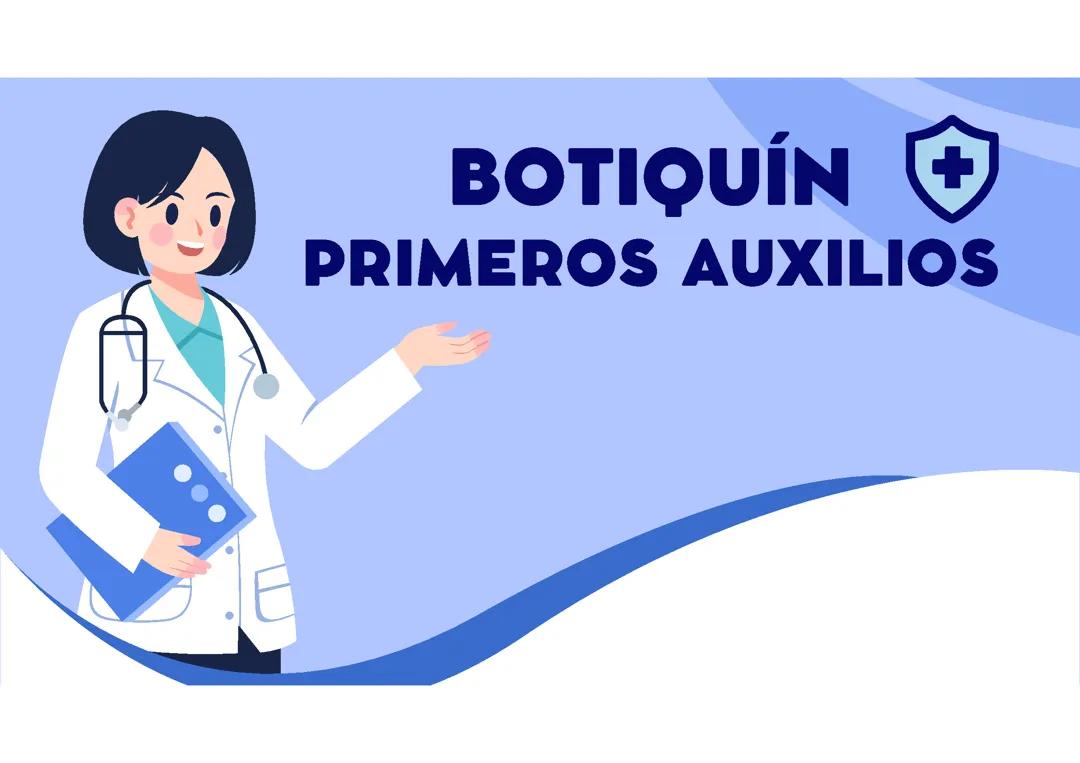 botiquín primeros auxilios