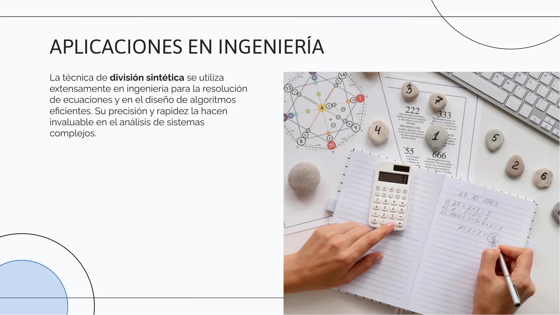 Optimización de
Cálculos: La Eficacia
de la División
Sintética INTRODUCCIÓN
En esta presentación exploraremos la
optimización de cálculos me